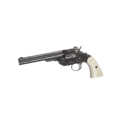 Revolver Schofield 6" - Plateado y marfil.