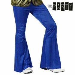 pantalon disco color azul