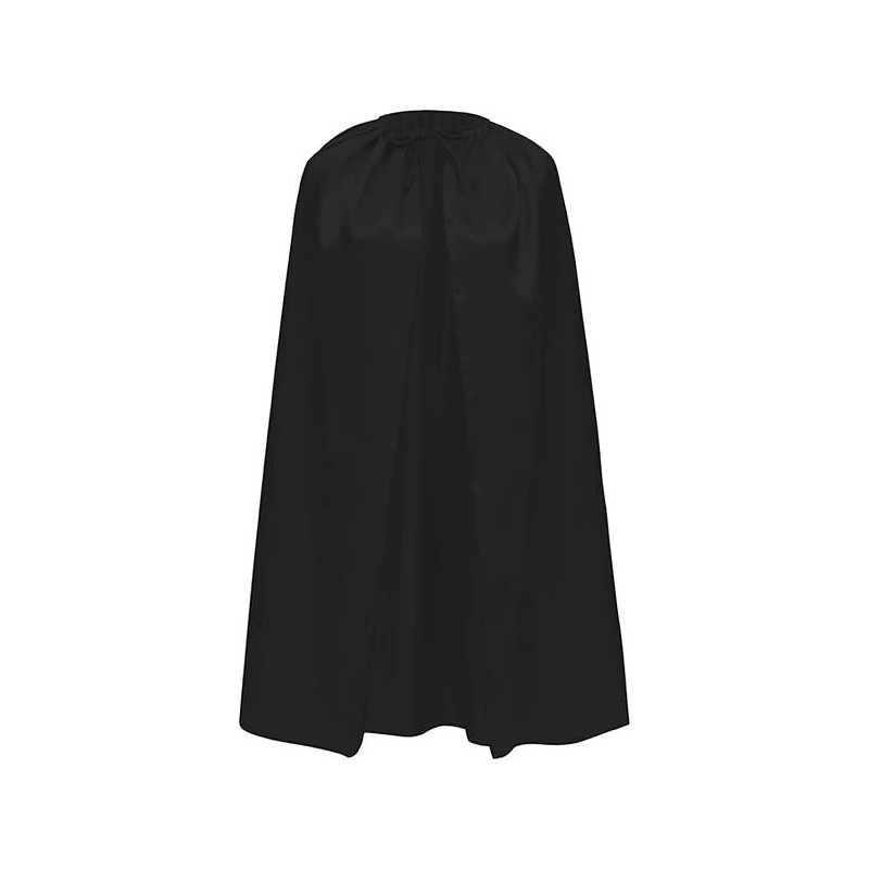 capa negra sin capucha 140 cm