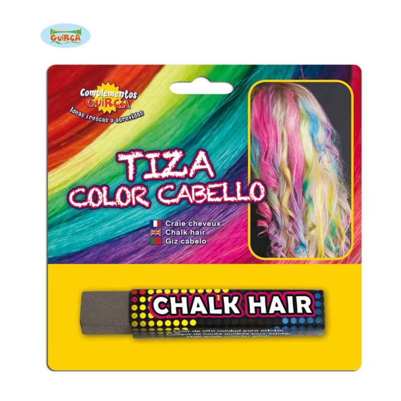 tiza cabello gris
