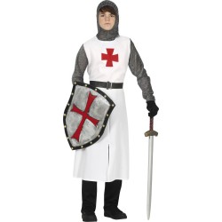 Disfraz adolescente de templario