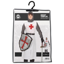 Disfraz adolescente de templario