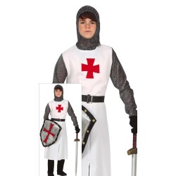 Disfraz adolescente de templario