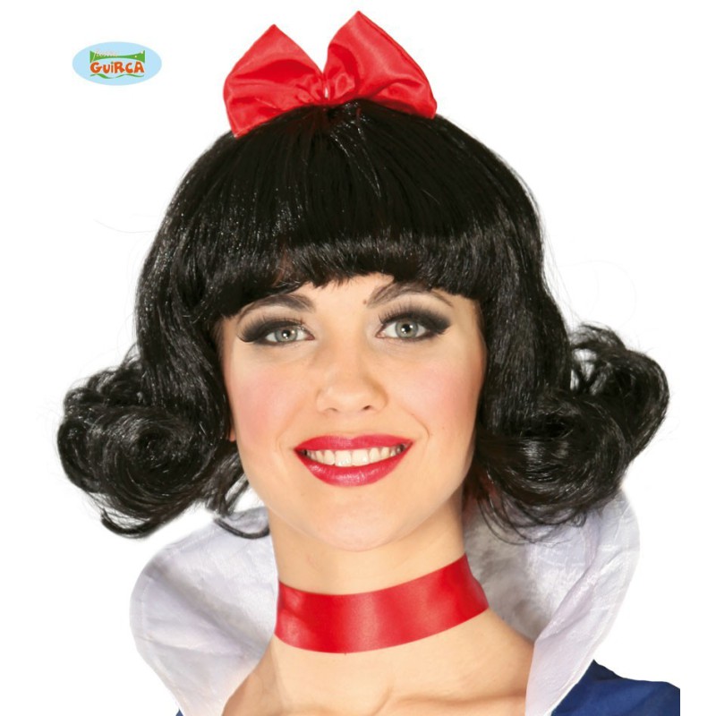 peluca mujer blancanieves