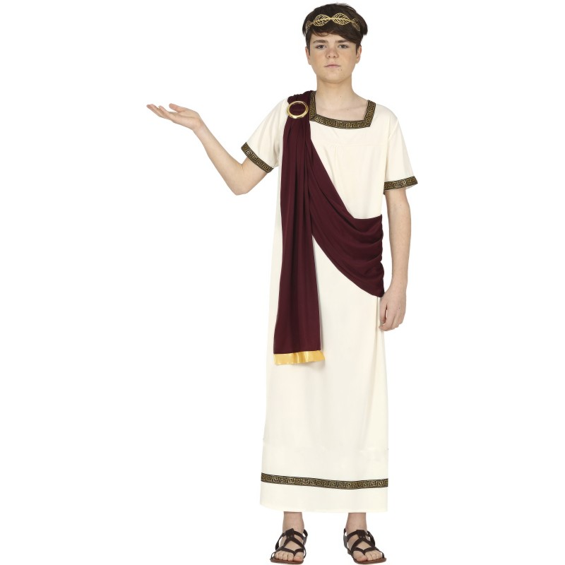 Disfraz adolescente de romano Augusto