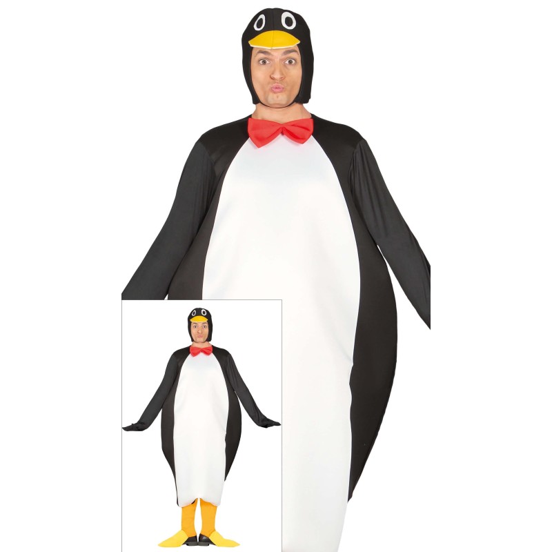 Disfraz pingüino adulto