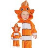 Disfraz bebe pez naranja nemo