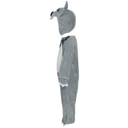 Disfraz bebe de Lobo gris