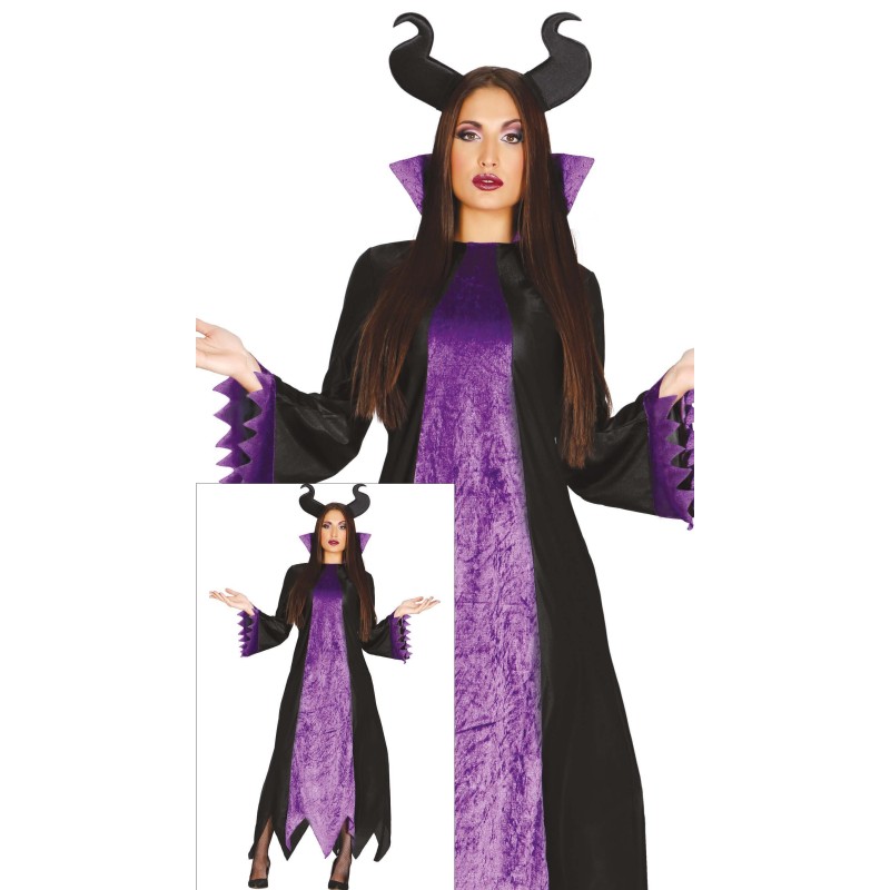 Disfraz mujer de malefica morado