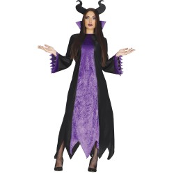 Disfraz mujer de malefica morado