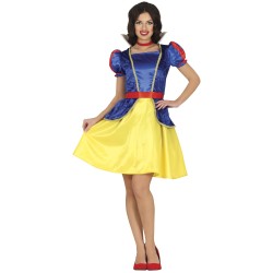 Disfraz mujer blancanieves corto