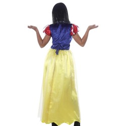 Disfraz mujer blancanieves largo