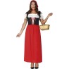 disfraz mujer posadera medieval