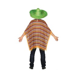 Disfraz hombre poncho mexicano