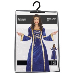 Disfraz mujer medieval azul