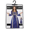 Disfraz mujer medieval azul