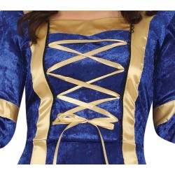 Disfraz mujer medieval azul
