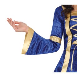Disfraz mujer medieval azul