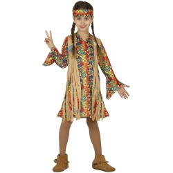 Disfraz niña de hippie