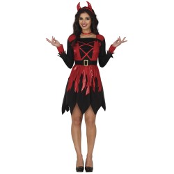 Disfraz mujer de demonia.