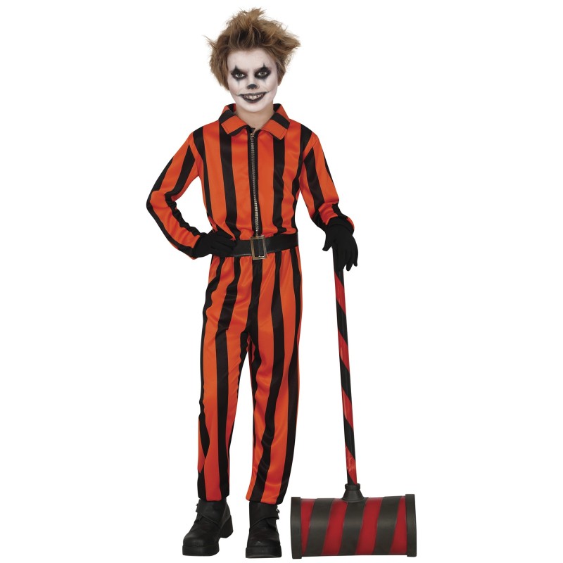 Disfraz niño arlequin presionero