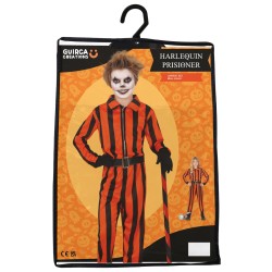 Disfraz niño arlequin presionero