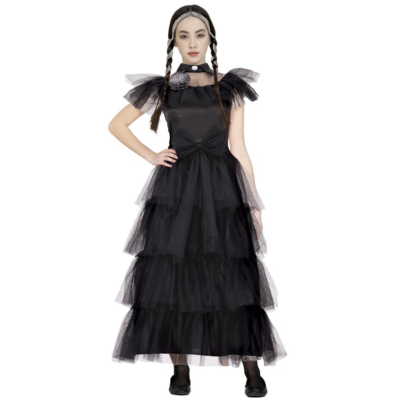 Disfraz adolescente Miercoles Addams