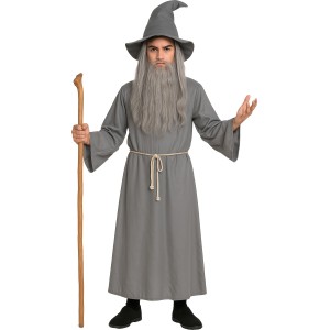 Disfraz adolescente de Mago gris