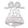FORMA CAMPANAS ANIVERSARIO 25 PLATA (EMPAQUETADOS)