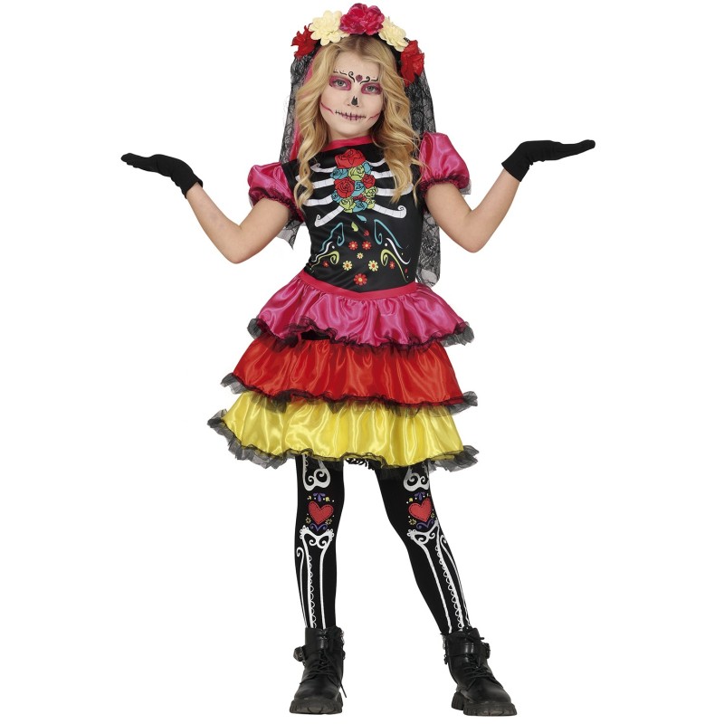 Disfraz niña de catrina