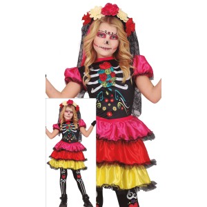 Disfraz niña de catrina