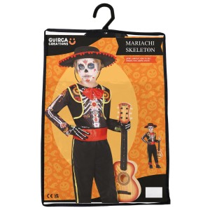 Disfraz niño mariachi esqueleto