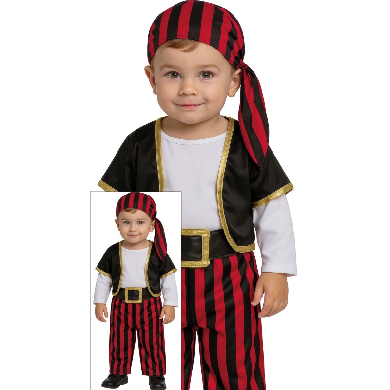 Disfraz bebe de pirata