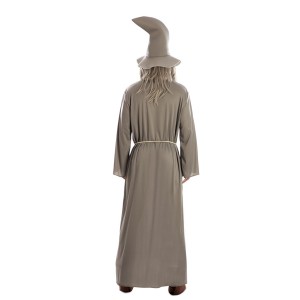 Disfraz hombre de mago gris
