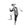 Disfraz hombre arlequin negro y blanco
