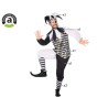 Disfraz hombre arlequin negro y blanco