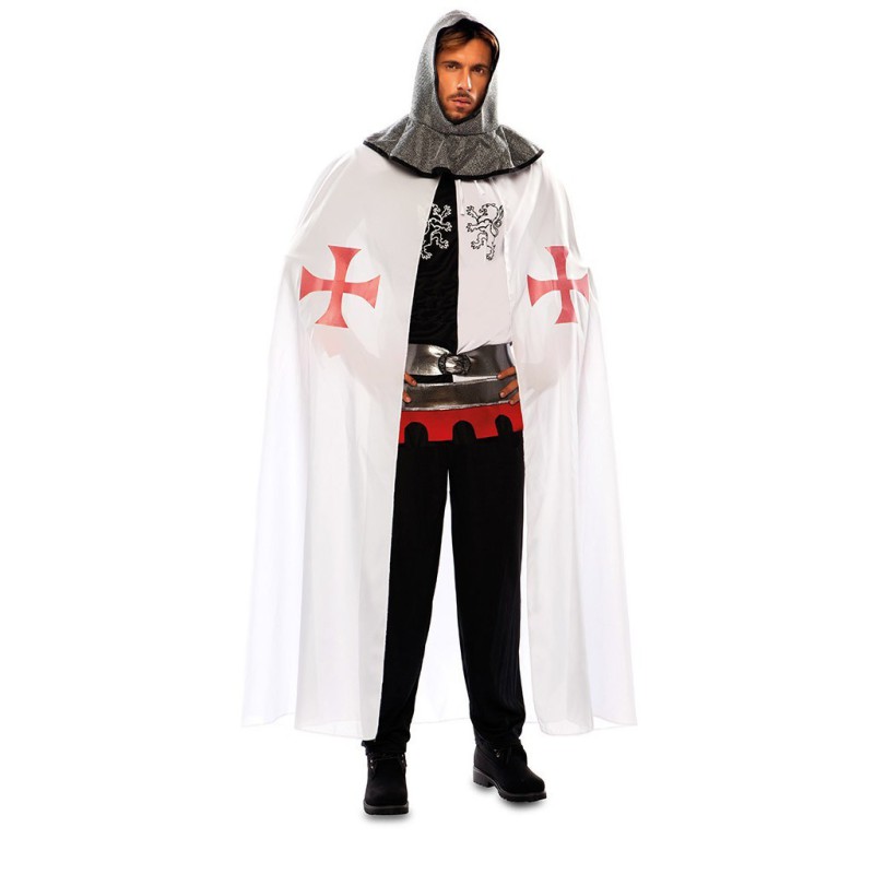 capa medieval blanca