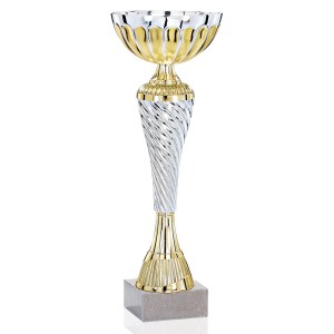 Copa  trofeo Línea oro y plata