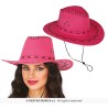 Sombrero vaquero fucsia