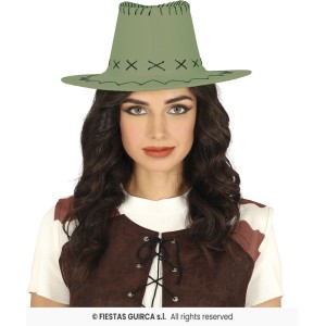 Sombrero vaquero verde