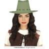 Sombrero vaquero verde