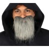 Barba mediana gris