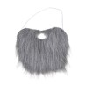 Barba mediana gris