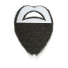 Barba y bigote gris