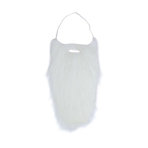 Barba y bigote blanca