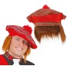 Sombrero escoces con pelo