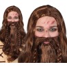 Peluca con barba vikingo ((en caja))