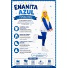 disfraz niña pitufina con cubrebotas