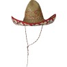 Sombrero mexicano paja, 50 cm