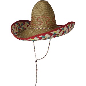 Sombrero mexicano paja, 50 cm